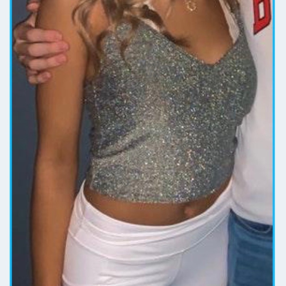 Forever 21 shimmery tank